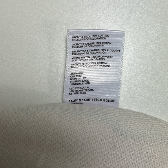 NWT Anthropologie Eleni Embroidered Flower Placemat color: sky - 14.25” x 14.25” - Picture 9 of 9